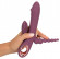 Сливовый вибратор с клиторальным отростком и анальным хвостом Slim Triple Plum - 21,4 см. Сливовый вибратор с клиторальным отростком и анальным хвостом Slim Triple Plum - 21,4 см.