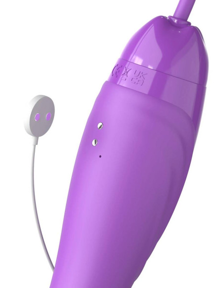 Сиреневый вибростимулятор с помпой и имитатором языка Her Ultimate Pleasure Max Сиреневый вибростимулятор с помпой и имитатором языка Her Ultimate Pleasure Max