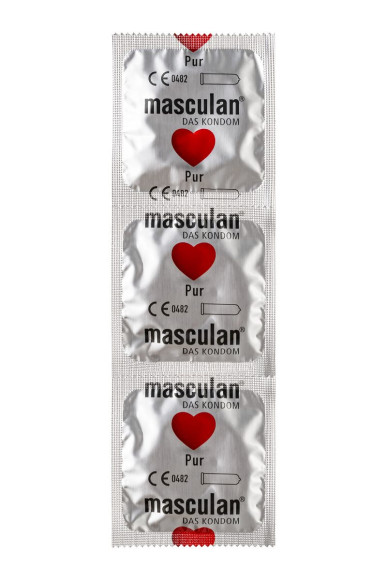 Супертонкие презервативы Masculan Pur - 3 шт. Супертонкие презервативы Masculan Pur - 3 шт.