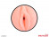 Мастурбатор-вагина Private Anna Rose Vagina в тубе с хвостиком для массажа простаты