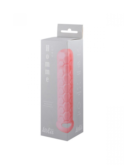 Розовый фаллоудлинитель Homme Long - 13,5 см. Розовый фаллоудлинитель Homme Long - 13,5 см.