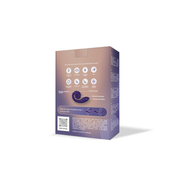Фиолетовый вибромассажёр SVibe Gizi Фиолетовый вибромассажёр SVibe Gizi