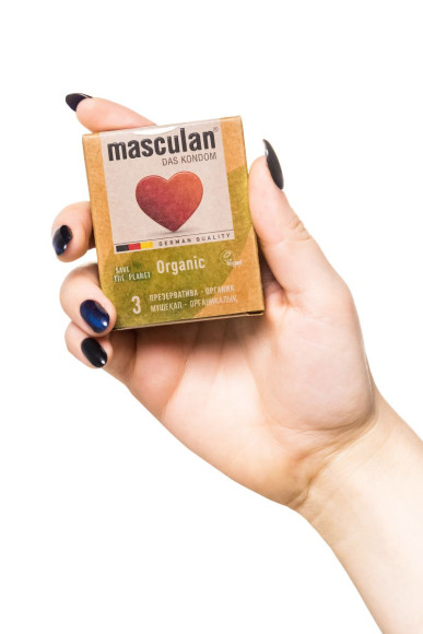 Экологически чистые презервативы Masculan Organic - 3 шт. Экологически чистые презервативы Masculan Organic - 3 шт.