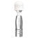 Серебристый жезловый мини-вибратор с кристаллами Mini Massager Silver Edition Серебристый жезловый мини-вибратор с кристаллами Mini Massager Silver Edition