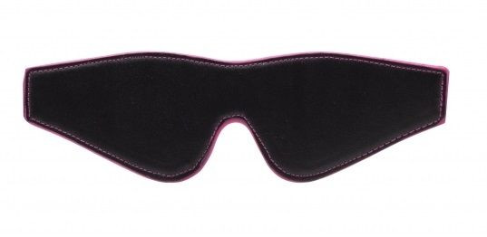 Чёрно-розовая двусторонняя маска на глаза Reversible Eyemask