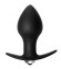 Чёрная анальная вибропробка Bulb Anal Plug - 10 см. Чёрная анальная вибропробка Bulb Anal Plug - 10 см.