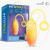 Желтое интерактивное виброяйцо Double Layer Egg