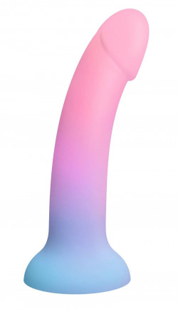 Фаллоимитатор из жидкого силикона Dildolls Utopia L - 19,5 см.