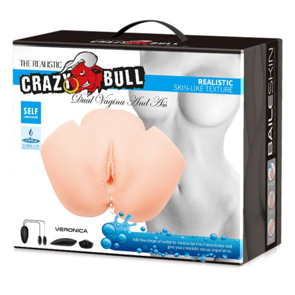 Телесный мастурбатор с 2 тоннелями Dual Vagina and Ass Veronica Телесный мастурбатор с 2 тоннелями Dual Vagina and Ass Veronica