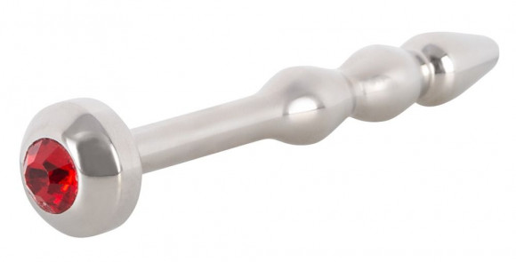 Уретральный стимулятор с декоративным стразом Sextreme Jewel Cockpin - 8 см. Уретральный стимулятор с декоративным стразом Sextreme Jewel Cockpin - 8 см.