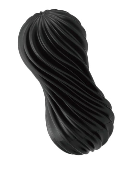 Мастурбатор FLEX Rocky Black с плотным рельефом Мастурбатор FLEX Rocky Black с плотным рельефом