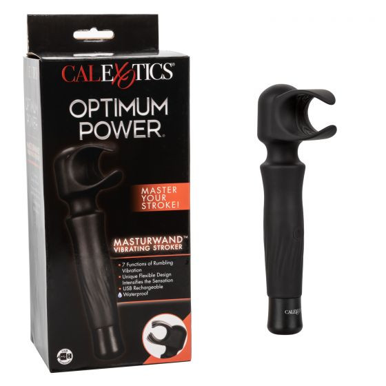 Черный вибромастурбатор Masturwand Vibrating Stroker Черный вибромастурбатор Masturwand Vibrating Stroker