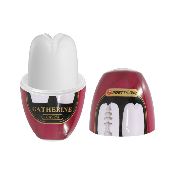 Белый мастурбатор-вагина Catherine