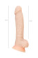 Телесный фаллоимитатор-реалистик Charlie H - 18 см.