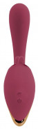 Малиновый вибратор с подвижными язычками 2 Function Vibrator - 20,6 см. Малиновый вибратор с подвижными язычками 2 Function Vibrator - 20,6 см.