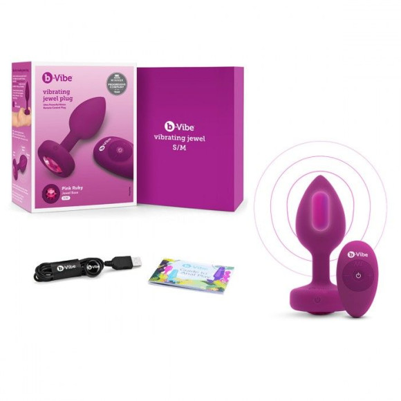 Ярко-розовая анальная вибровтулка с кристаллом Vibrating Jewel Plug S/M - 10 см. Ярко-розовая анальная вибровтулка с кристаллом Vibrating Jewel Plug S/M - 10 см.