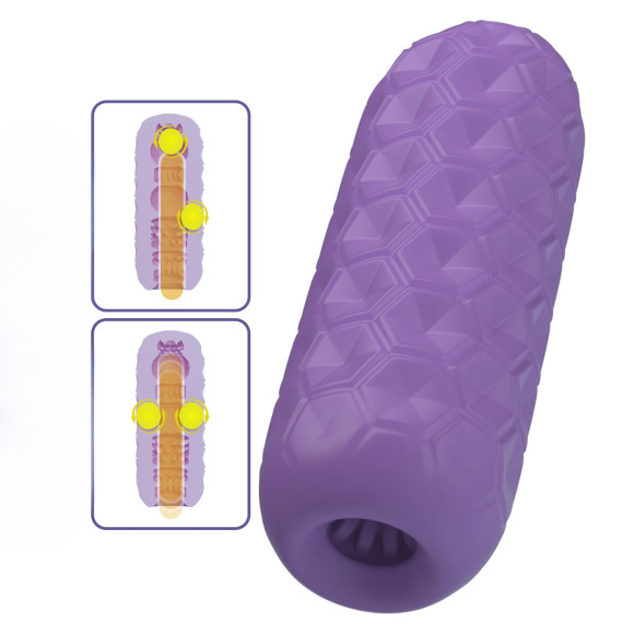 Фиолетовый мастурбатор Venus-X Twin balls Фиолетовый мастурбатор Venus-X Twin balls