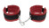Красно-чёрные полиуретановые наручники Luxurious Handcuffs Красно-чёрные полиуретановые наручники Luxurious Handcuffs