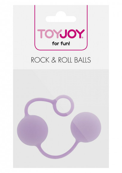Фиолетовые вагинальные шарики ROCK & ROLL BALLS 