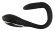Черный гибкий уретральный стимулятор с вибрацией Vibrating Bendable Dilator - 13,5 см.