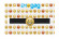 Кляп-смайлик Smiley Emoji с черными лентами
