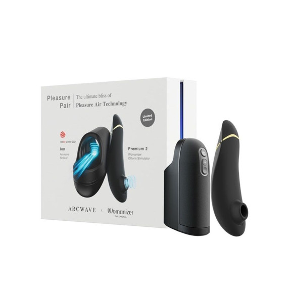 Набор для пар Pleasure Pair: мастурбатор ARCwave Ion и стимулятор Womanizer Premium 2