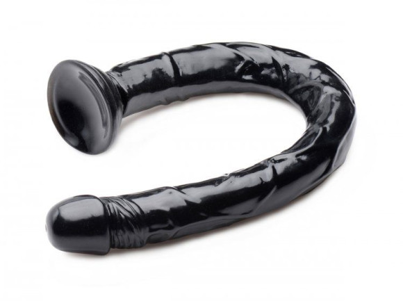 Черный анальный фаллоимитатор Hosed Realistic Anal Dildo - 50,8 см. Черный анальный фаллоимитатор Hosed Realistic Anal Dildo - 50,8 см.