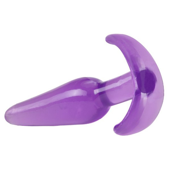 Фиолетовая анальная пробка в форме якоря Slim Anal Plug - 10,8 см. Фиолетовая анальная пробка в форме якоря Slim Anal Plug - 10,8 см.