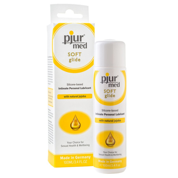 Силиконовый лубрикант с жожоба pjur MED Soft glide - 100 мл. Силиконовый лубрикант с жожоба pjur MED Soft glide - 100 мл.