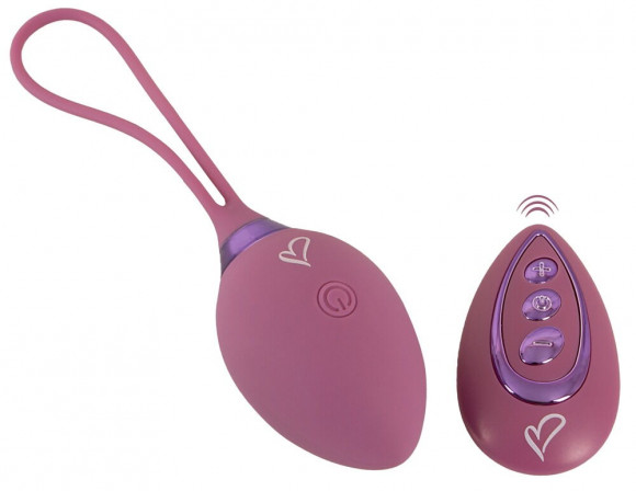 Фиолетовый вагинальный шарик ROVANA RC Love Ball