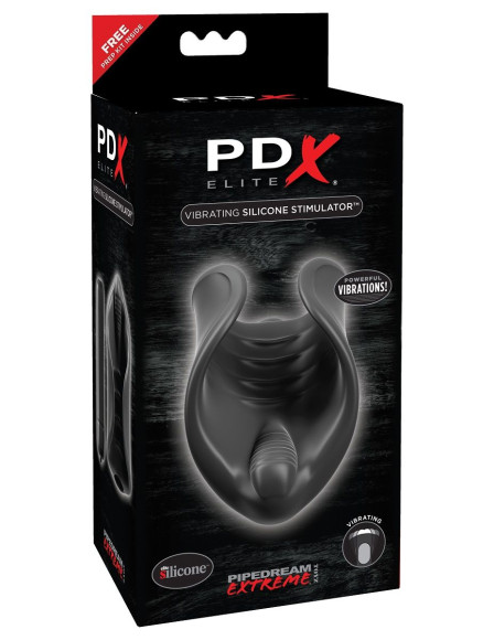 Чёрный мастурбатор Vibrating Silicone Stimulator с вибрацией Чёрный мастурбатор Vibrating Silicone Stimulator с вибрацией