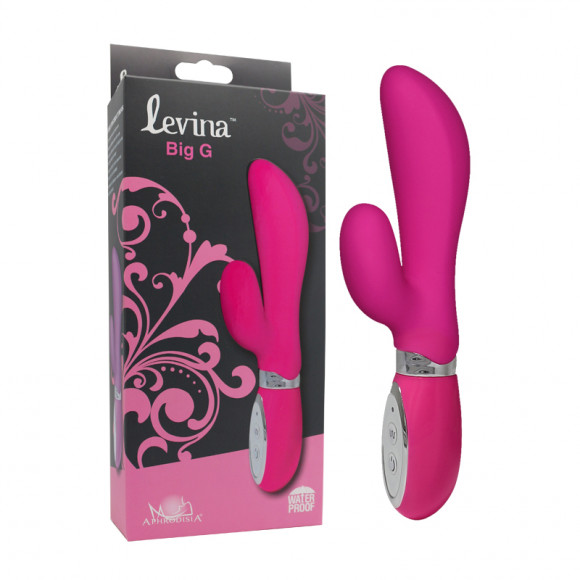 Розовый вибратор Levina-Big G Розовый вибратор Levina-Big G