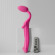 Ярко-розовый безремневой страпон Strap-on-me Vibrating Bendable Strap-On size M