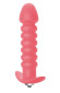 Розовая анальная вибропробка Twisted Anal Plug - 13 см. Розовая анальная вибропробка Twisted Anal Plug - 13 см.