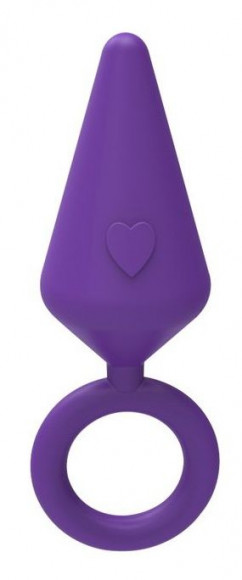 Фиолетовая анальная пробка CANDY PLUG L - 13,2 см. Фиолетовая анальная пробка CANDY PLUG L - 13,2 см.