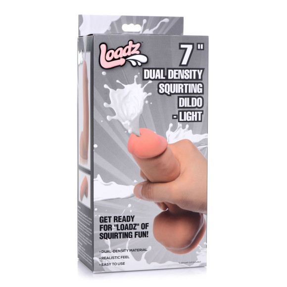 Реалистичный фаллоимитатор с имитацией эякуляции Loadz Squirting Dildo - 18,5 см. Реалистичный фаллоимитатор с имитацией эякуляции Loadz Squirting Dildo - 18,5 см.