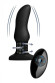 Черная вибропробка Model M Curved Rimming Plug with Remote - 15 см. Черная вибропробка Model M Curved Rimming Plug with Remote - 15 см.