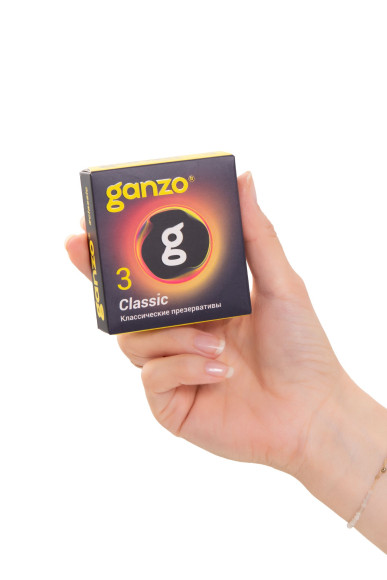 Классические презервативы с обильной смазкой Ganzo Classic - 3 шт. Классические презервативы с обильной смазкой Ganzo Classic - 3 шт.