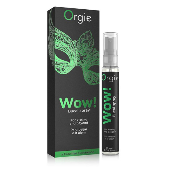 Оральный спрей Orgie WOW! Blowjob Spray с охлаждающим и возбуждающим эффектом - 10 мл.
