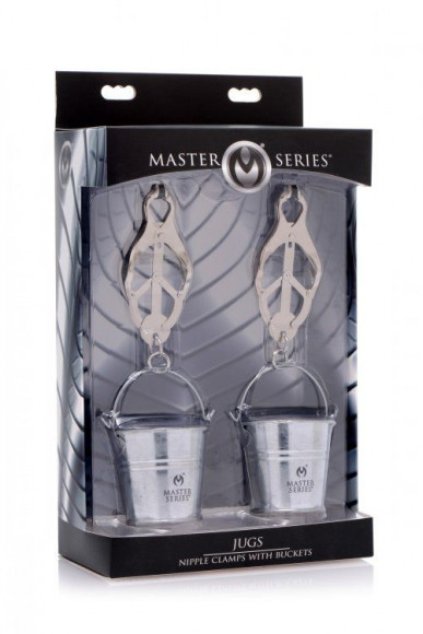 Зажимы на соски с ведрами под грузы Jugs Nipple Clamps with Buckets