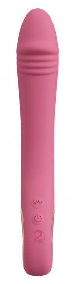 Розовый тонкий вибратор для точки G Slim G-Spot Rose - 21,4 см. Розовый тонкий вибратор для точки G Slim G-Spot Rose - 21,4 см.
