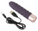 Фиолетовый мини-вибратор Elegant Diamond Vibe - 15 см.