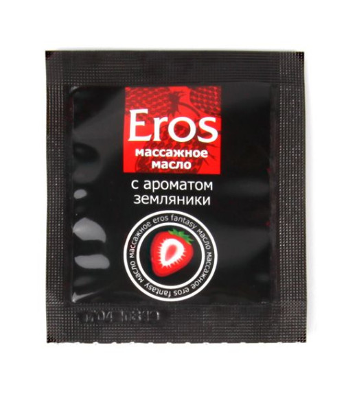 Саше массажного масла с ароматом земляники Eros fantasy - 4 гр. Саше массажного масла с ароматом земляники Eros fantasy - 4 гр.