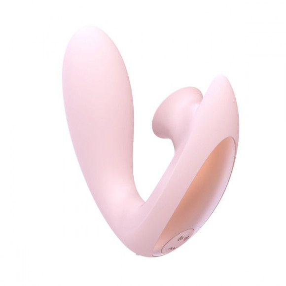 Розовый вибратор для G-точки Irresistible Desirable с бесконтактной клиторальной стимуляцией Розовый вибратор для G-точки Irresistible Desirable с бесконтактной клиторальной стимуляцией