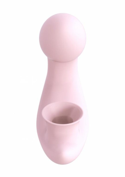 Розовый вибратор для G-точки Irresistible Desirable с бесконтактной клиторальной стимуляцией Розовый вибратор для G-точки Irresistible Desirable с бесконтактной клиторальной стимуляцией