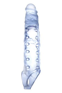 Прозрачная насадка-удлинитель Length Enhancer с подхватом - 27 см.