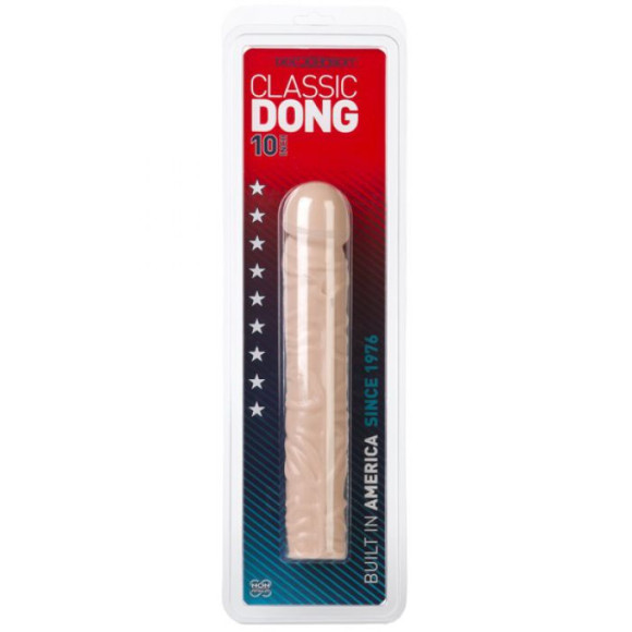 Телесный реалистичный фаллоимитатор с богатым рельефом поверхности Classic Dong - 24,5 см. Телесный реалистичный фаллоимитатор с богатым рельефом поверхности Classic Dong - 24,5 см.