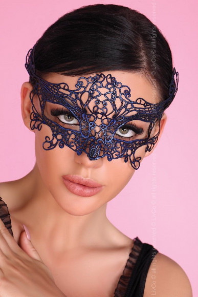 Синяя ажурная маска Mask Blue