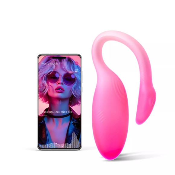 Розовый вибратор Magic Motion Flamingo Max