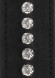 Черный ошейник с поводком Diamond Studded Collar With Leash Черный ошейник с поводком Diamond Studded Collar With Leash